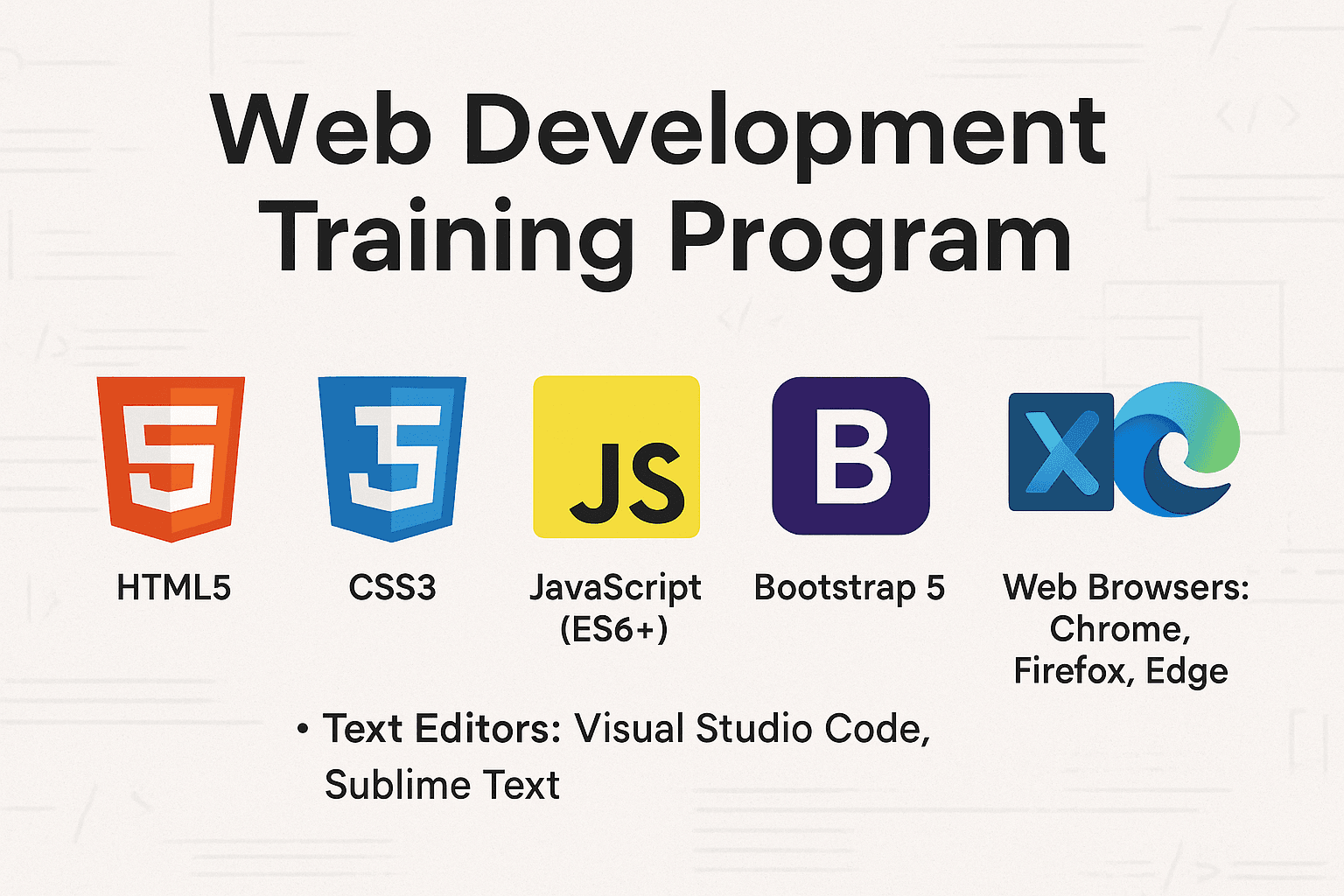 Web Development Training Program (HTML, CSS, JavaScript, and Bootstrap) course in Chennai